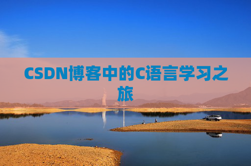 CSDN博客中的C语言学习之旅